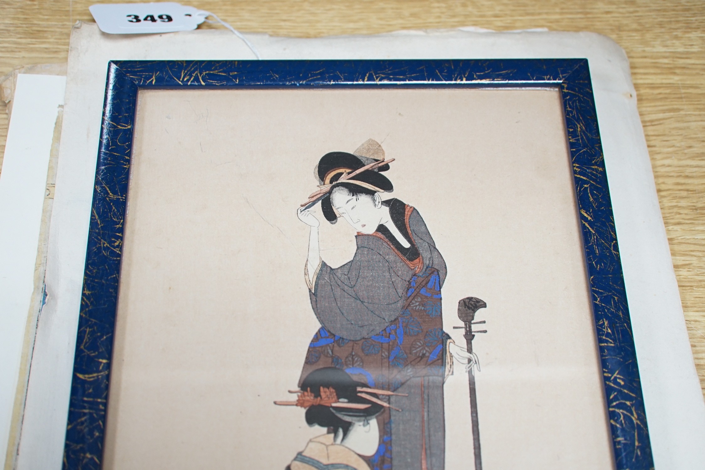 Assorted Japanese woodblock prints